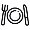 plate and cutlery icon